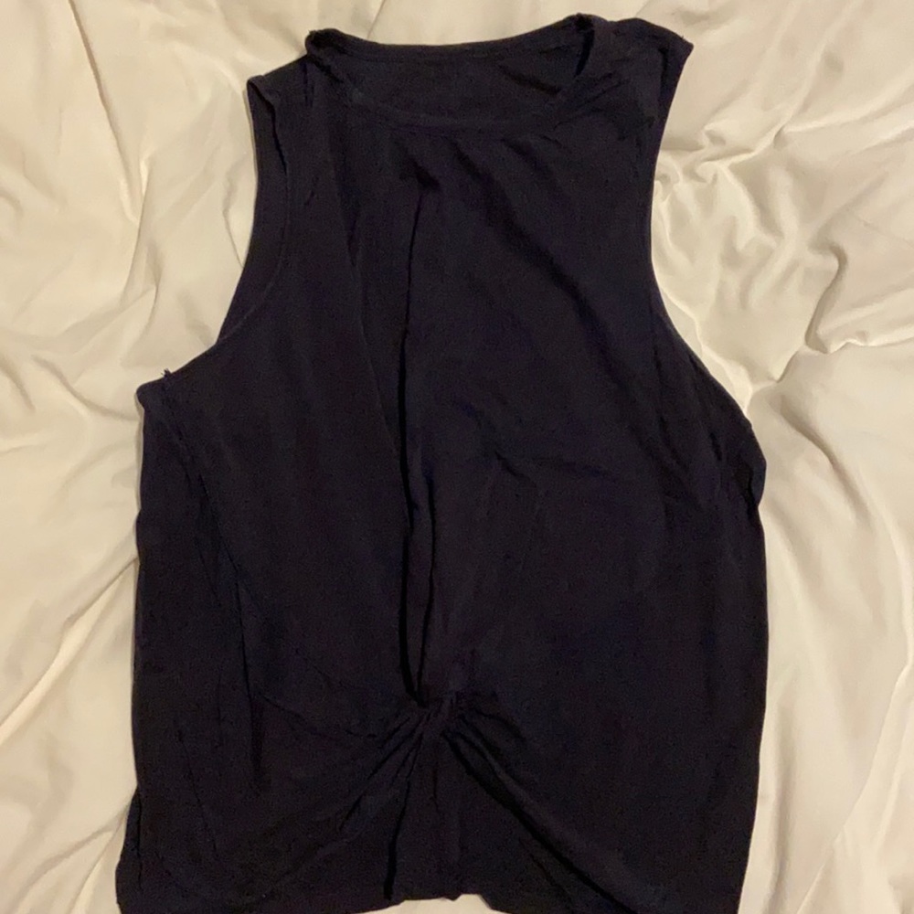 CRZ Yoga Navy blue crop top